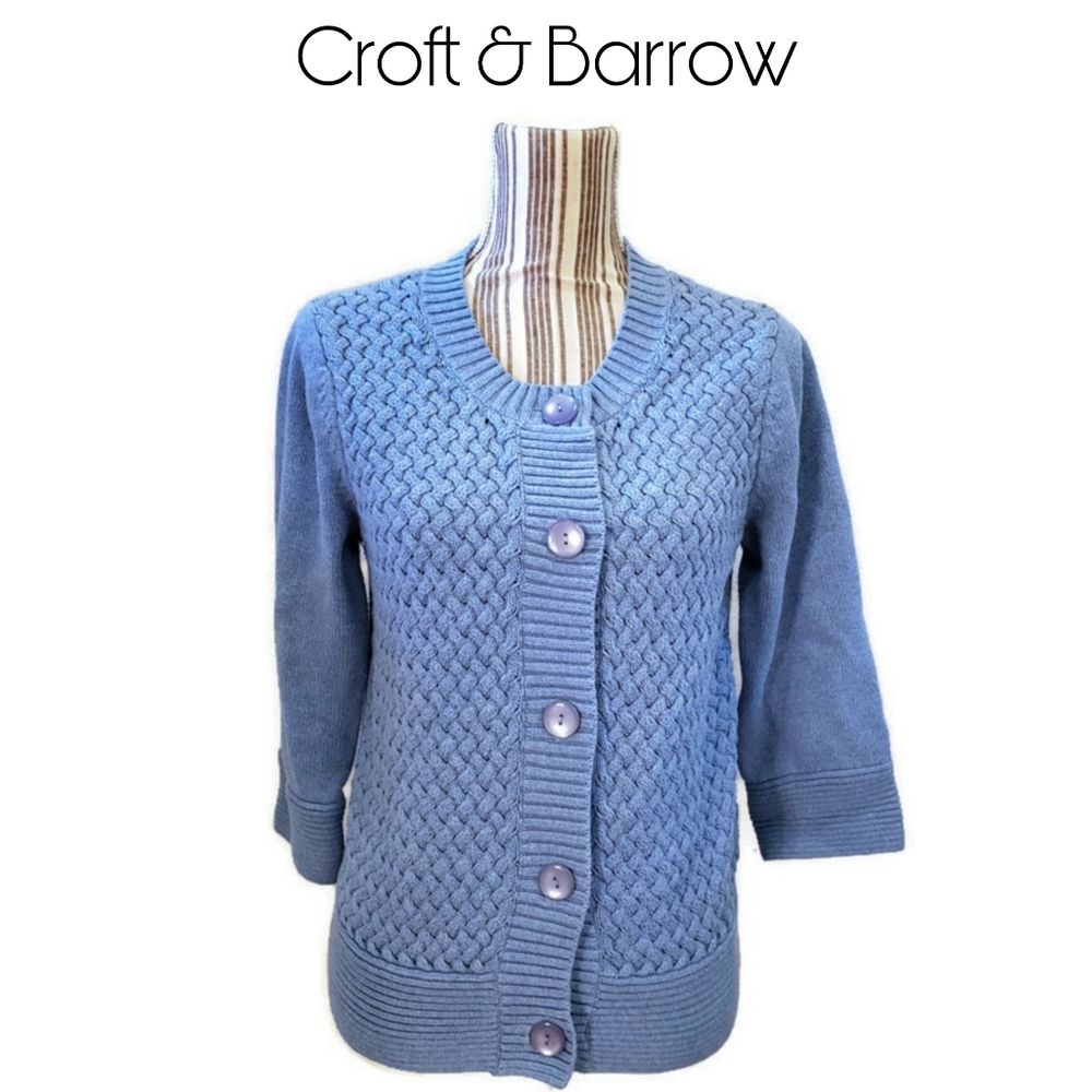 4/$25 🥂 Croft & Barrow Cardigan Sweater